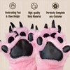 Lazy One Animal Paw Mittens for Adults and Kids, Bear,