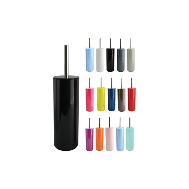 MSV “Inagua” Toilet Brush with Hygienic Container - Black