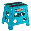 Acko Folding Step Stool - 13" Premium Heavy Duty Foldable Stool for Adults, Kitchen Garden Bathroom Stepping Stool (1 Pack)