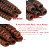 QUEENTAS 6 Packs 10inches Small Toni Curl Carrie Curl(8mm) Crochet
