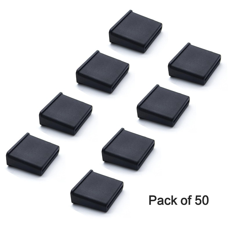 LESHOW 50 Pieces Folding Drip Tape End Closures for Drip