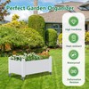 EasyUp Horticulture Garden Bed with Legs, Divisible Resin Planter Box
