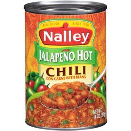 Nalley Jalapeno Hot Chili Con Carne with Beans (Pack of 6)
