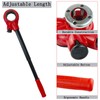 YuYBrightmi BSPT Pipe Threader Ratchet Kit, Manual Pipe Threading Tool