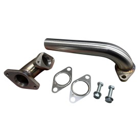 JackspaniaRacing Dump Tube Pipe For Tial 35mm 38mm Wastegate Exhaust Actuator Elbow Stainless USA