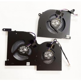 Fleshy Leaf CPU+GPU Cooling Fan Replacement for MSI Stealth GS66 WS66 11UG 11UE 11UH 11UMT 11UKT Creator 15 OLED MS-16V4 BS5005HS-U4Q BS5005HS-U3J 16V4-CPU 16V4-G-CCW