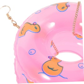 SAFIGLE Unique Swimmer Ring Earrings Lightweight Dangle Earrings for Women Summer Beach Jewelry 3 Pairs