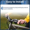 INFINAUTO Bike Handlebar Grips Covers, 120mm Bicycle End Grips Protector
