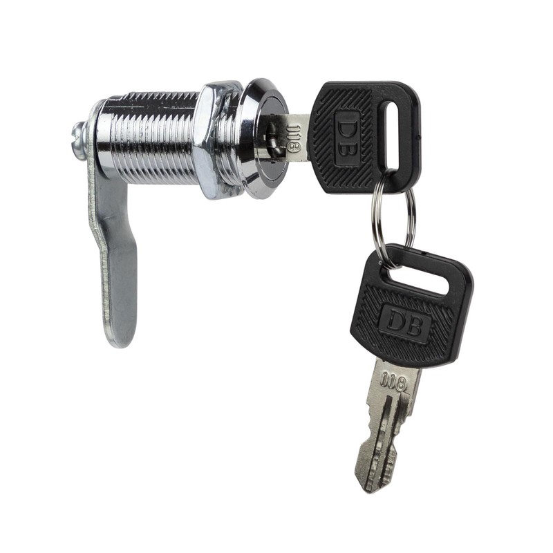Cylinder Lock 30 mm with 2 Keys for Locker Drawer