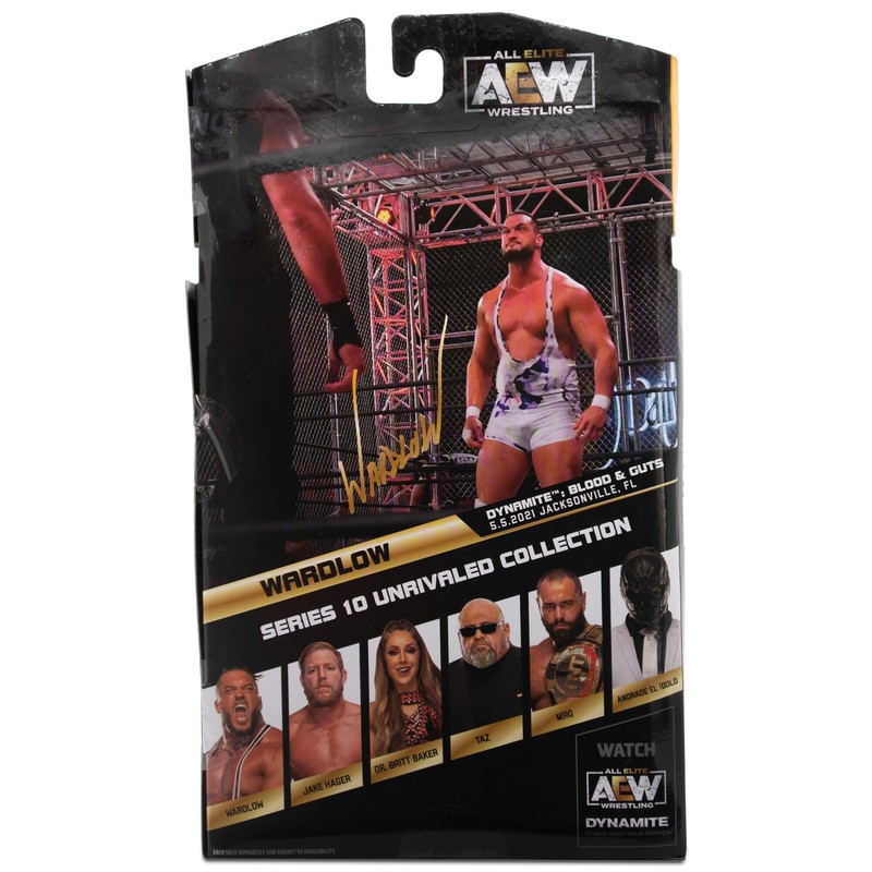 Ringside Wardlow - AEW Unrivaled 10 Toy Wrestling Action Figure