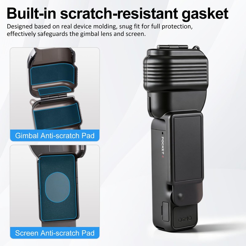 uconsmimo Protective Case for DJI Osmo Pocket 4, Hard Shell