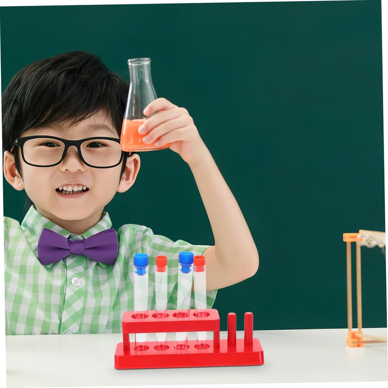 NOLITOY Stem Science Learning Test Tube Kit with Rack and