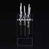 LIXIMMAZN 5 Holes Acrylic Scissors Organizer, Clear Acrylic Scissors Rack