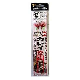 Gamakatsu Squirrel red head clay-Rig K112 No. 12 - Harris 4. 43558-12-4-07