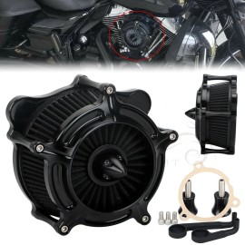 Unbranded Air Filter Turbine Spike Air Cleaner Intake Kit For Harley Softail Touring Trike