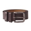 Duke D555 Mens Archie Big Tall Double Leather Loop Belt