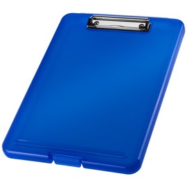 helit H2532030 Clipboard DIN A4 the Clip Blue Translucent Clipboard Drawing Board