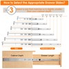 HBL’ 5 Pairs | Soft Close Drawer Slides 18 inch,