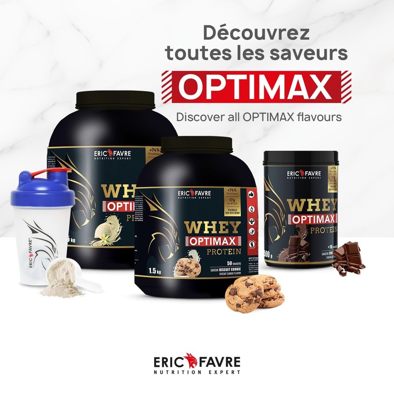 Whey Optimax Protein Powder for Muscle Building Regeneration with Naturally