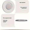 8PCS Magnetic Remote Control Holder – Wall-Mounted Storage Bracket, Non-Drilling
