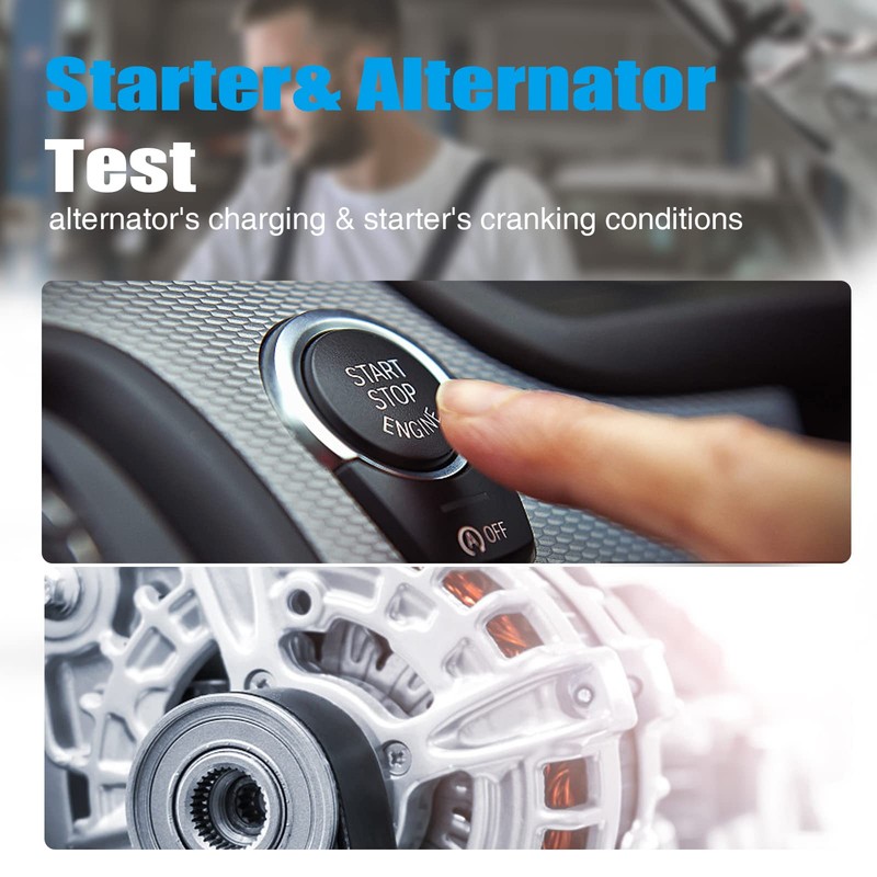 Lancol Car Battery Tester 12V/24V Battery Load Tester 40-2000CCA Alternator