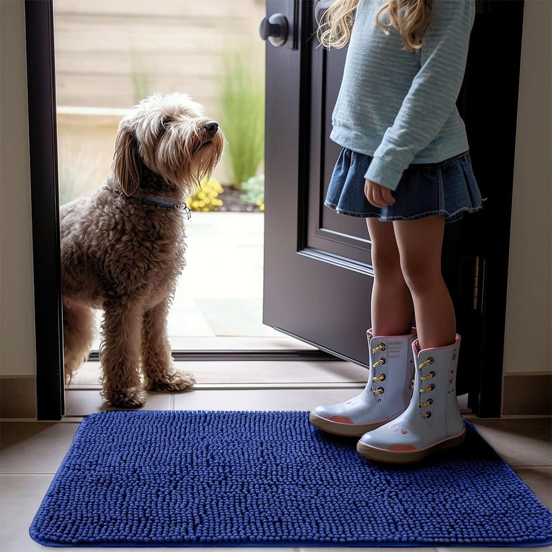 flintronic Non-Slip Bath Mat, 50 * 80 cm Chenille Bath