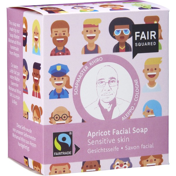 FAIR SQUARED Apricot Facial Soap, 160 g