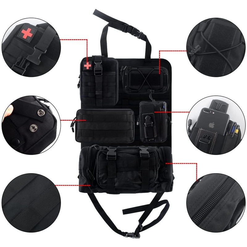 Z8 Tactical Front Seat Back Storage Bag/Hanger Bag Organizer with