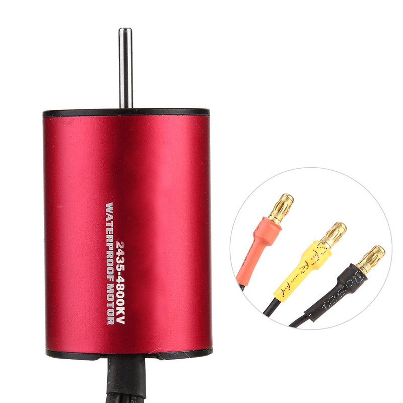 surpass KK Waterproof Series 2435 4500KV Sensorless Brushless Motor for