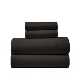 Road Trip America Jersey Sheets King Set - Cotton (4 Pieces) All Seasonal Deep Pockets Soft Cozy Knit Stretchy Bed Sheets - Hotel and Residential Quality (Black, King)