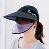 Wide Edge Sun Hat Protective with Removable Face Shield Summer