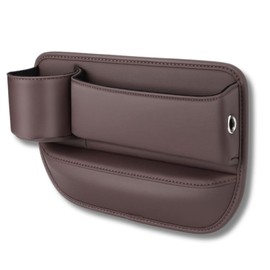 All Trust Seat Box, Seat Gap Pocket, Seat Side Pocket, Convenient Goods, Car Interior (Brown, Passenger)