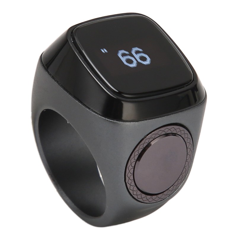 Smart BT Ring Counter 0.49in Screen Portable 5 Prayer Time