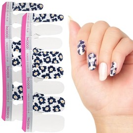 INCOCO Blossom Breeze Incoco Nail Seal, No Hardening Required, Just Stick, Floral Pattern, Glitter, Just Tension, Manicure, Quick Drying, Foot Nail, Pedicure, Self Nail