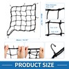 A ABSOPRO Motorcycle Luggage Cargo Net 40x40cm Bungee Cargo Net
