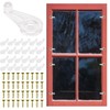 80 Pcs Storm Window Clips,Screen Clips to Hold The Screen