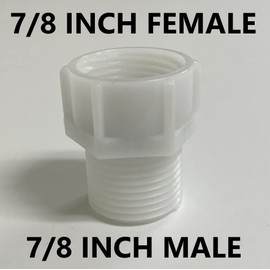 Toilet Fill Valve Pipe Screen Adapter 7/8 inch Male to 7/8 inch Female with Built-In Filter