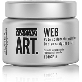 L'Oréal Professionnel Tecni Art | Cera Web | Pasta moldeadora| Para un acabado natural al cabello | Con fijación de larga duración y acabado brillante | 150ml