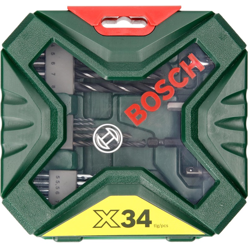 Bosch Accessories Bosch 34-Piece X-Line Classic Screwdriver and Drill Bit