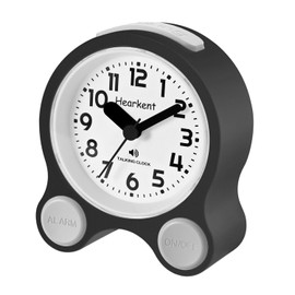Hearkent Talking Clock for Elderly, Blind, Visually Impaired, English Voice Announcing Time Date and Week, Backlight and 5 Daily Alarms, Easy to Operate Speaking Alarm Clock, Low Vision Aids