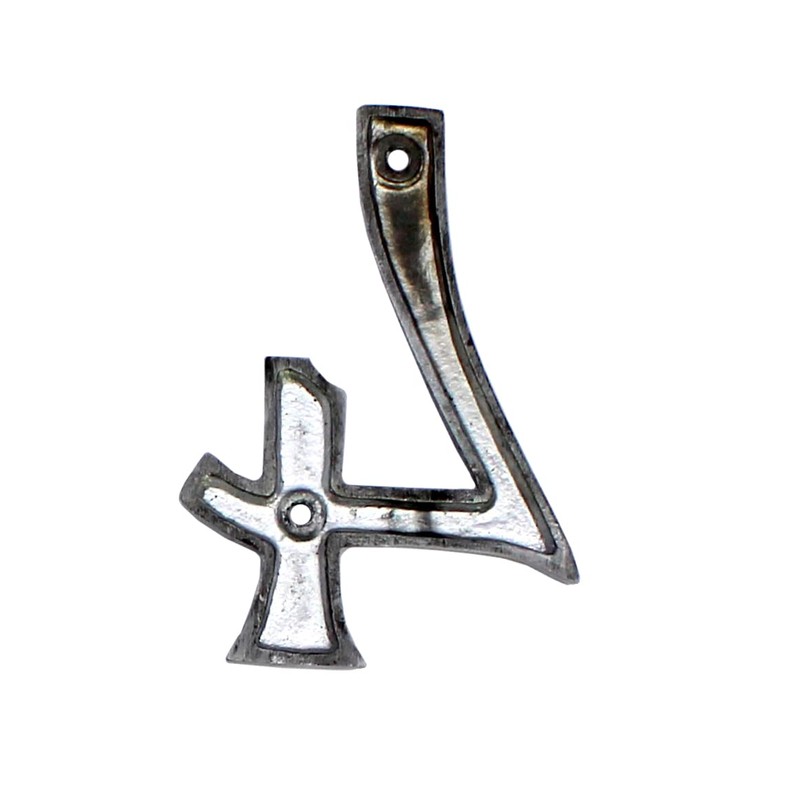 ESPLANADE Brass House Number Sign 4" (Pack of 4)