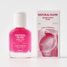 Ohora Natural Glow Water Syrup Nail Strengthener Plum, 15ml, 1 Piece