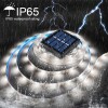Ousam Led Solar LED Strip Lights Outdoor Waterproof 19.6FT 180