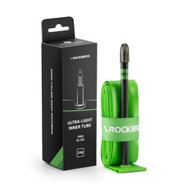 ROCKBROS 2-Pack Bicycle Inner Tube TPU Inner Tube Road Bike Tyre 700C French Valve for 18-28C Universal Portable Lightweight Inner Tube