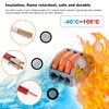 Zhushan 90 PCS Lever Wire Nuts Connectors Kit - Electrical