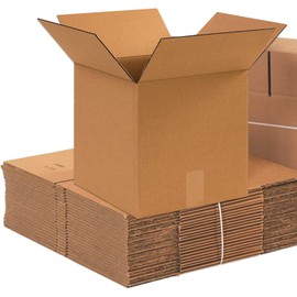 BOX USA Shipping Boxes Small 12"L x 12"W x 12"H, 25-Pack | Corrugated Cardboard Box for Packing, Moving and Storage