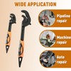 DUPDMKIN Pipe Vise 2 Pack Multi-function Self Adjusting Pipe Vise