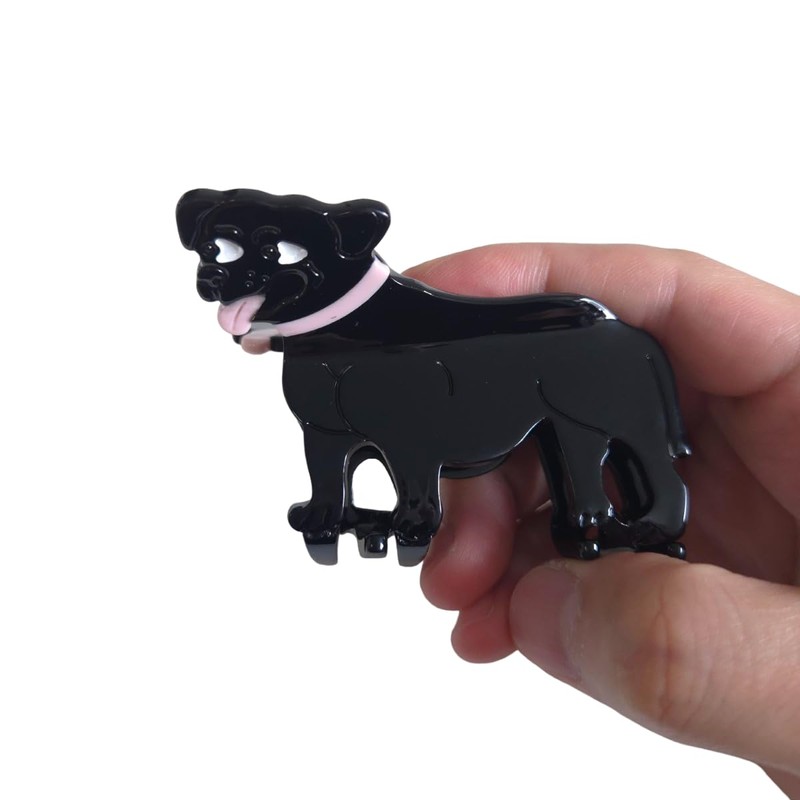 Staffy Dog Hair Clip,Acetate Claw Clip for Women,Women Hair Accessories