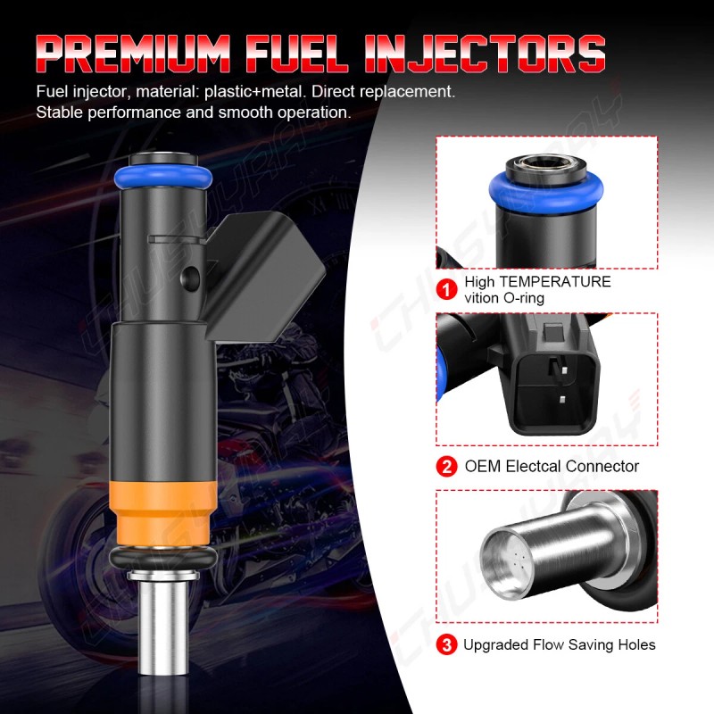 CHUSYYRAY 8X OEM 05037479AA Fuel Injectors NEW Upgrade For 2011-2017