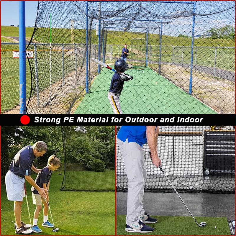 AOLIGEIJS Golf Net,Golf Practice Net,Sports Netting,Sports Practice Barrier Net,Heavy Duty